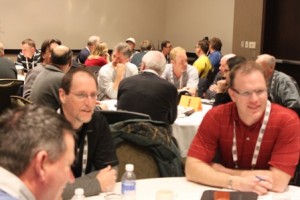 OPCA Director Bill_Rathwell (on right) leads roundtable discussion.